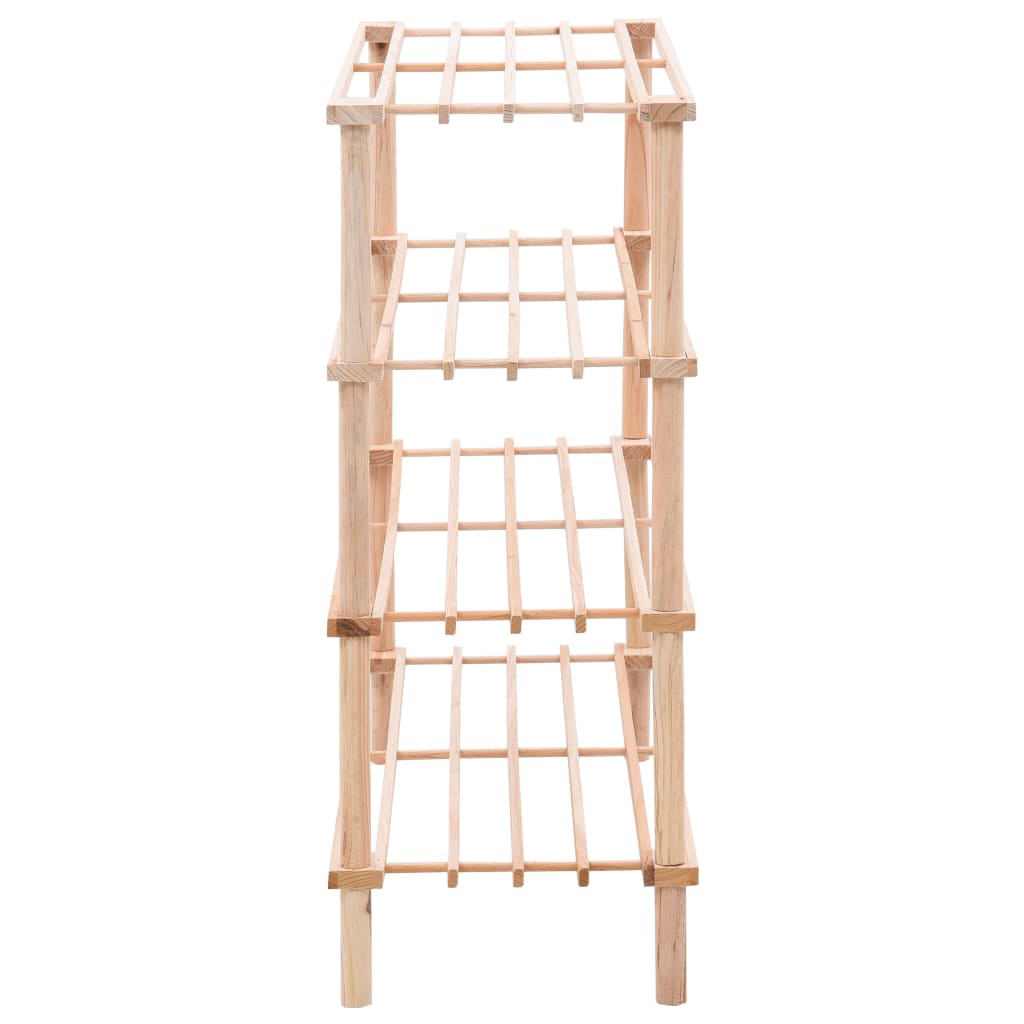 Vidaxl Shoe Rack 4-lags solid Pinewood