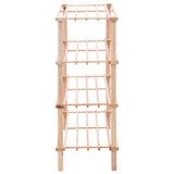 Vidaxl Shoe Rack 4-lags solid Pinewood