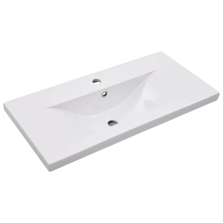 Vidaxl inbouwwastafel 81x39,5x18,5 cm keramiek wit