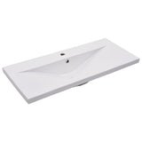 Vidaxl bygget -i vask Tabel 91x39.5x18,5 cm keramisk hvid