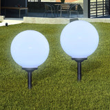 Lampade per path da giardino Vidaxl 4 St con perno a terra LED 30 cm