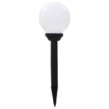 VidaXL Solarlampen 8 st LED rond 15 cm RGB