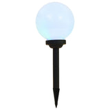 Vidaxl solarlampen 6 st led rond 20 cm rgb