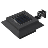 Vidaxl solarlampen 12 st led vierkant 12 cm zwart