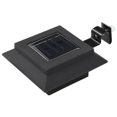 Vidaxl solarlampen 12 st led vierkant 12 cm zwart
