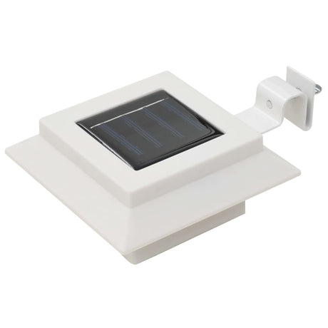 Vidaxl solarlampen 12 st led vierkant 12 cm wit