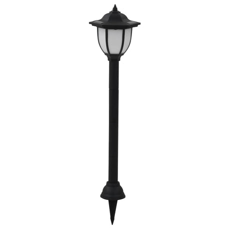 Vidaxl solarlampen 6 st led zwart