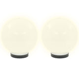Vidaxl led-bollampen 4 st rond 20 cm pmma