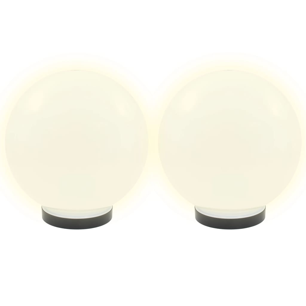 VidaXL LED bulb lamps 4 pcs round 25 cm PMMA