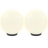 Lampes à bulbe LED vidaxl 4 pcs round 25 cm pmma