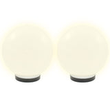 Vidaxl led-bollampen 4 st rond 25 cm pmma