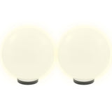 Lampade a lampadina a LED Vidaxl 4 pezzi round 30 cm PMMA