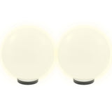 Vidaxl led-bollampen 4 st rond 30 cm pmma