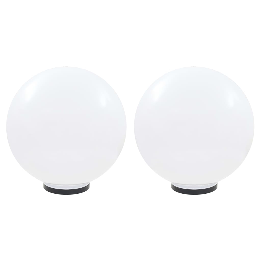 VidaXL LED bulb lamps 2 pcs round 50 cm PMMA