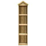 VIDAXL GARDEN SHED 36x36x163 cm Pine impregnato