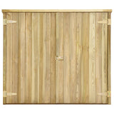 Vidaxl Garden capannone 135x60x123 cm in legno di pino impregnato