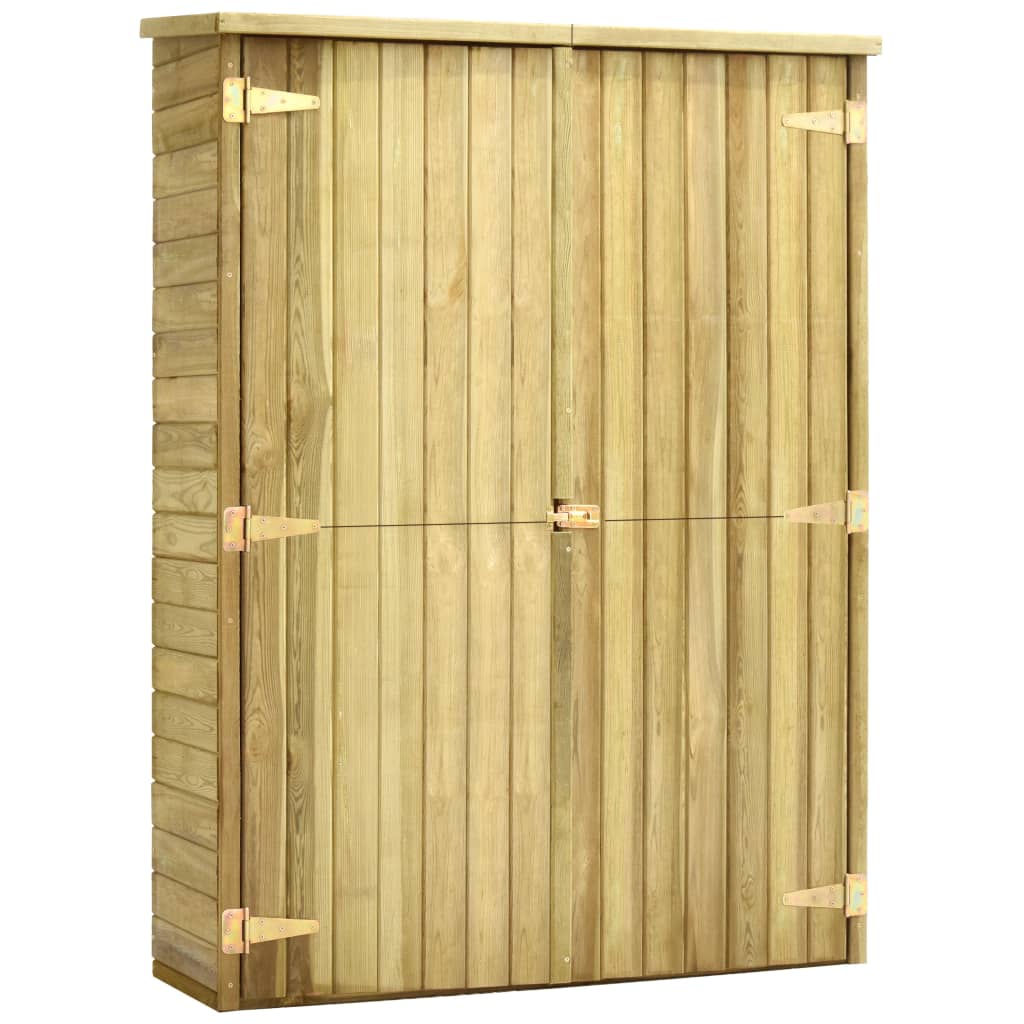 Vidaxl Garden Shed 123x50x171 cm impregnerat tallved