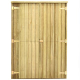 Vidaxl Garden Shed 123x50x171 cm impregnerat tallved