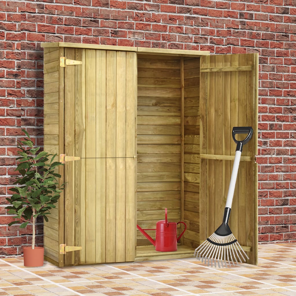 Vidaxl Garden Shed 123x50x171 cm impregnerat tallved