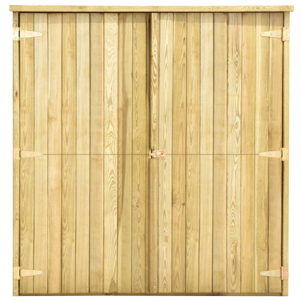 Vidaxl Garden Shed 163x50x171 cm impregnovaná borovice