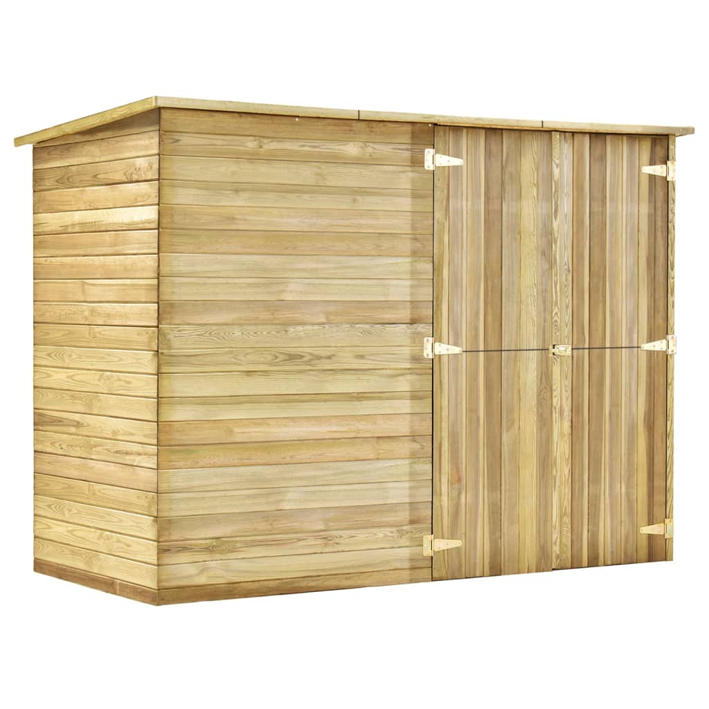 Vidaxl garden shed 232x110x170 cm impregnated pine