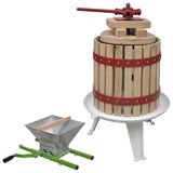 VidaXL 2-piece Fruits Wine press with pistil set