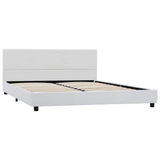Vidaxl bedframe kunstleer wit 120x200 cm