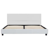 Vidaxl bedframe kunstleer wit 140x200 cm