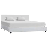 Vidaxl bedframe kunstleer wit 160x200 cm