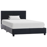 Vidaxl bedframe kunstleer zwart 100x200 cm