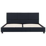 Vidaxl bedframe kunstleer zwart 120x200 cm