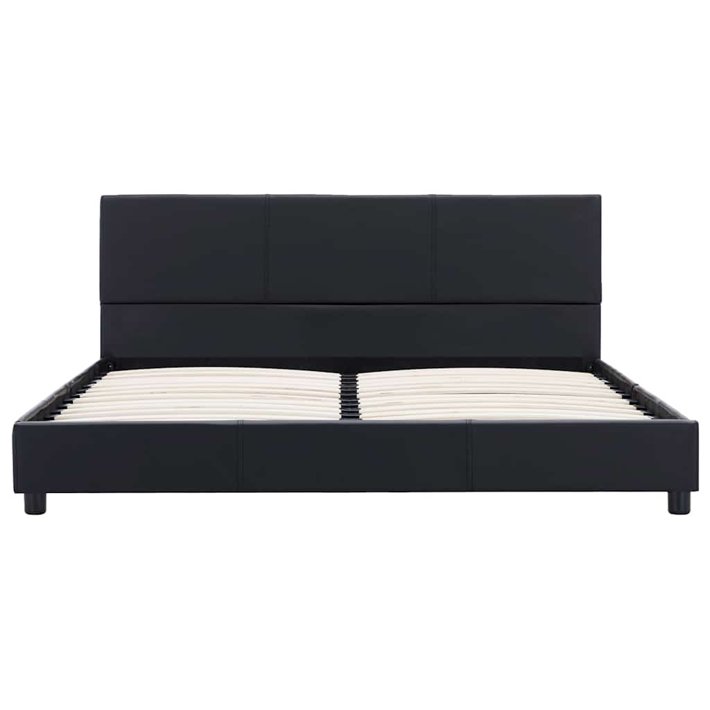 Vidaxl bedframe kunstleer zwart 140x200 cm