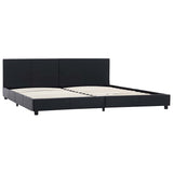 Vidaxl bedframe kunstleer zwart 180x200 cm