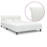 Vidaxl bedframe kunstleer wit 140x200 cm