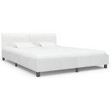 Vidaxl bedframe kunstleer wit 160x200 cm