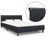 Vidaxl bedframe kunstleer zwart 140x200 cm