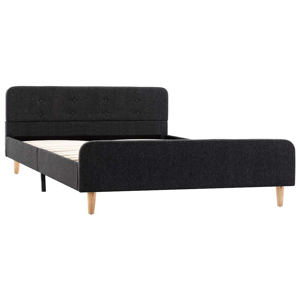 Vidaxl bedframe jute donkergrijs 120x200 cm