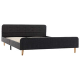 Vidaxl bedframe jute donkergrijs 140x200 cm