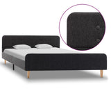 Vidaxl bedframe jute donkergrijs 160x200 cm
