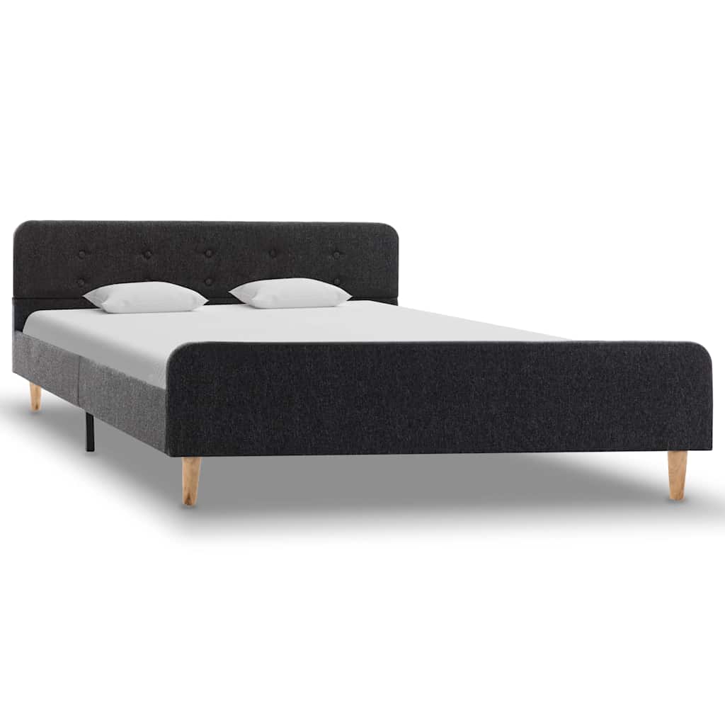 Vidaxl bedframe jute donkergrijs 160x200 cm