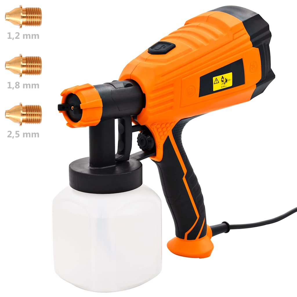 Vidaxl Paint Spraider Electric s 3 bez náustků 500 W 800 ml