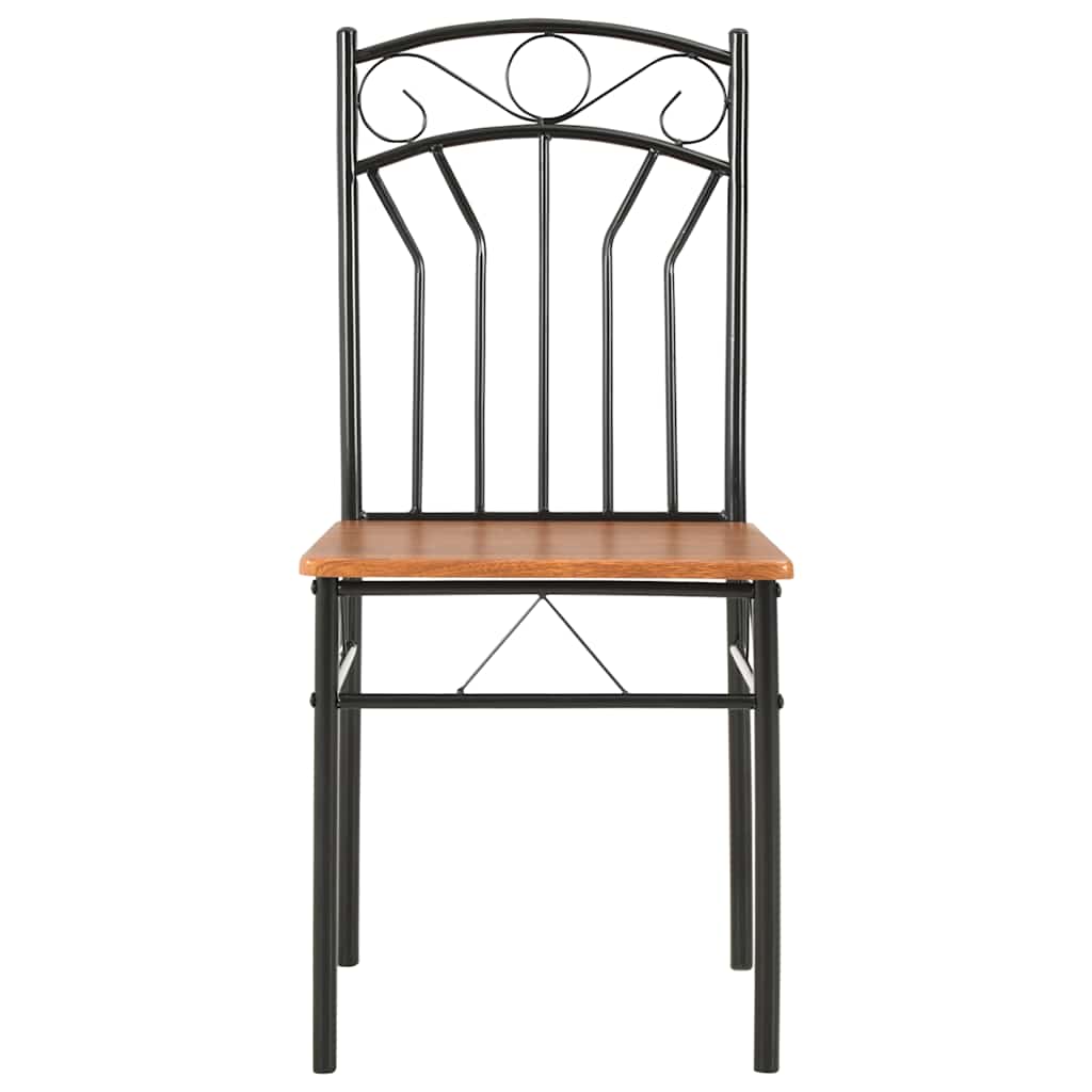 Vidaxl eetkamerstoelen 4 st mdf bruin