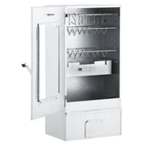 Horno fumador de barbacoa Vidaxl con chips de madera de 1 kg 44.5x29x83 cm