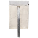 Vidaxl bureau luchtvaartstijl 112x50x76 cm metaal zilverkleurig