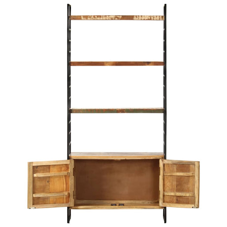 Vidaxl boekenkast met 4 schappen 80x30x180 cm massief gerecycled hout