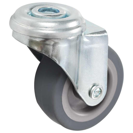 Vidaxl 24 st zwenkwielen met boutgaten 50 mm