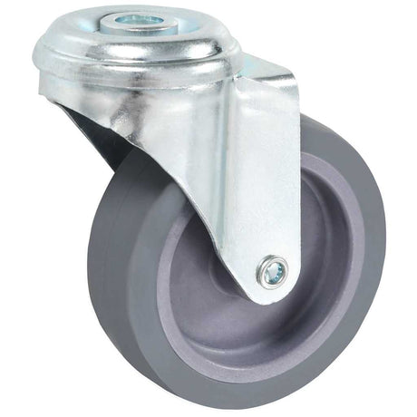 Vidaxl 24 st zwenkwielen met boutgaten 75 mm