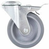 Vidaxl 16 st zwenkwielen met boutgaten 100 mm