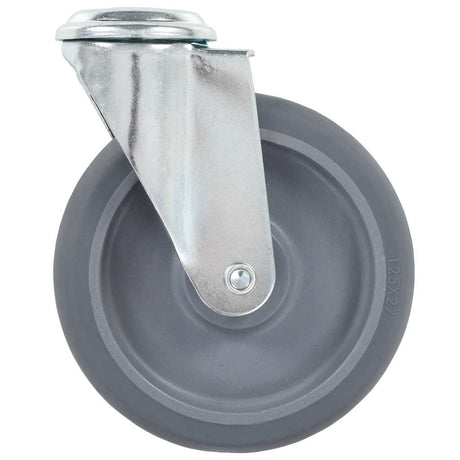 Vidaxl 8 st zwenkwielen met boutgaten 125 mm