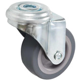 Vidaxl 16 st zwenkwielen met boutgaten 50 mm